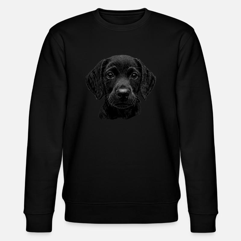 Dackel - Stanley/Stella Unisex Bio-Sweatshirt CHANGER  - Schwarz
