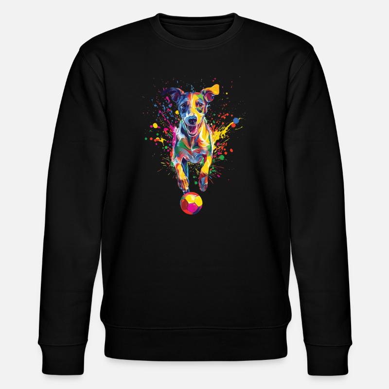 Whippet - Stanley/Stella Unisex Bio-Sweatshirt CHANGER  - Schwarz