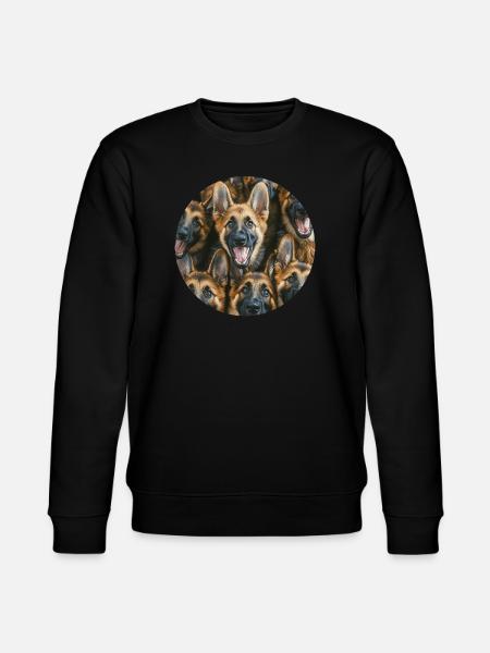 Deutscher Schäferhund - Stanley/Stella Unisex Bio-Sweatshirt CHANGER - Schwarz