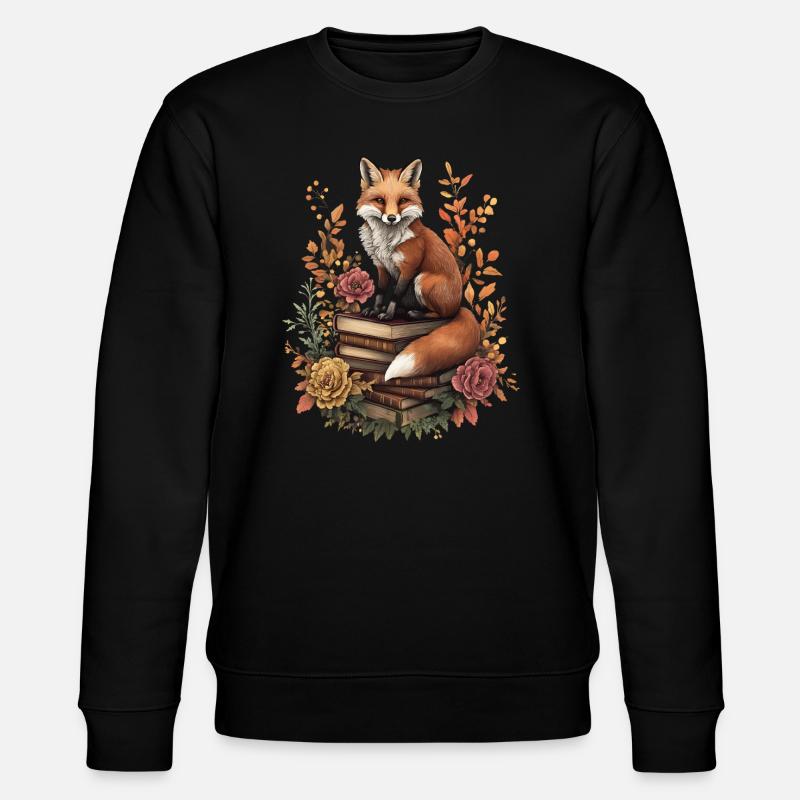Fuchs - Stanley/Stella Unisex Bio-Sweatshirt CHANGER  - Schwarz