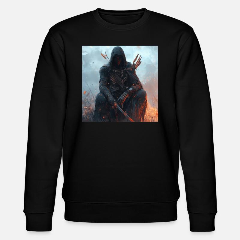 Indisch - Stanley/Stella Unisex Bio-Sweatshirt CHANGER  - Schwarz