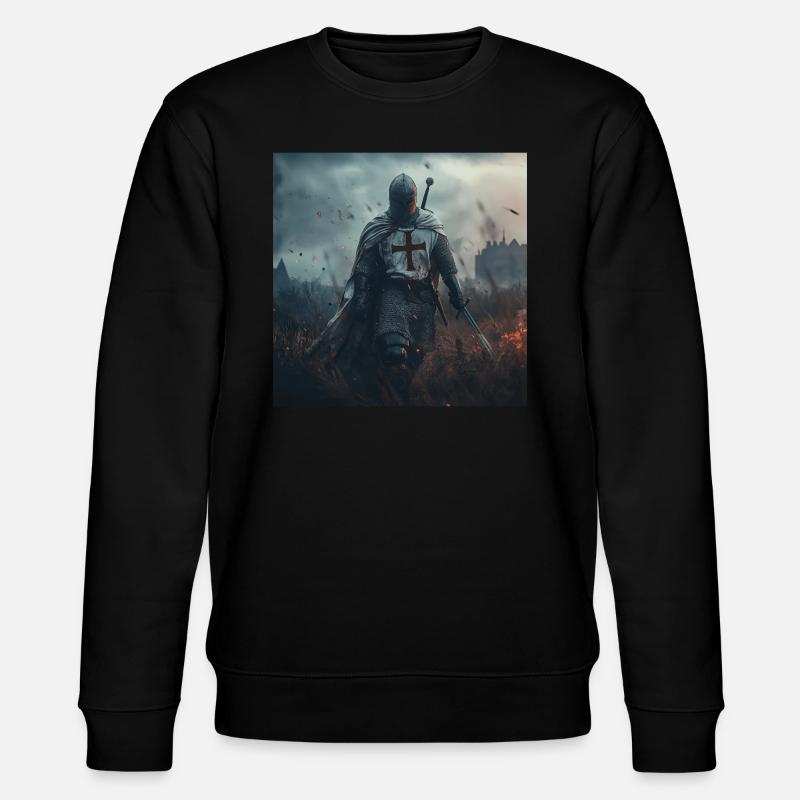 Soldat Krieger - Stanley/Stella Unisex Bio-Sweatshirt CHANGER  - Schwarz
