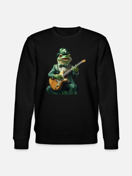 Frosch - Stanley/Stella Unisex Bio-Sweatshirt CHANGER - Schwarz
