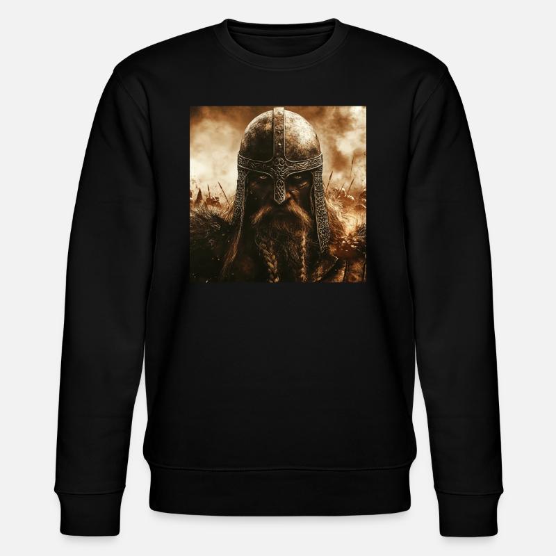 Wikinger - Stanley/Stella Unisex Bio-Sweatshirt CHANGER  - Schwarz
