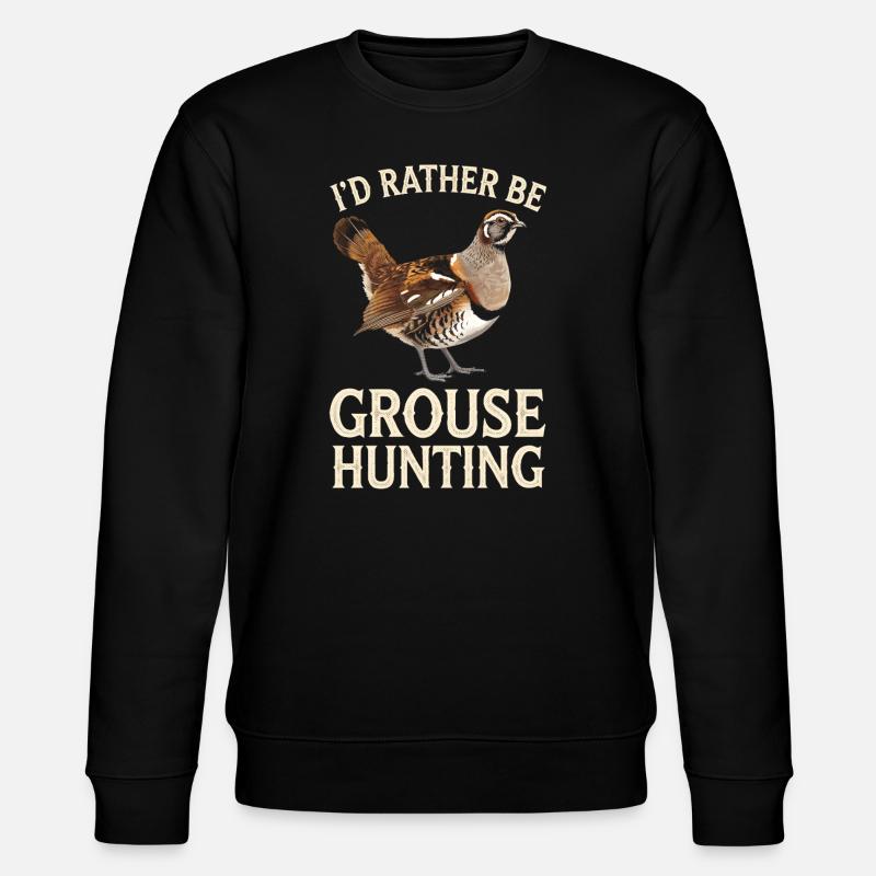 Auerhahn - Stanley/Stella Unisex Bio-Sweatshirt CHANGER  - Schwarz