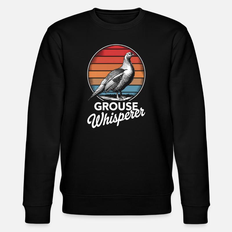 Auerhahn - Stanley/Stella Unisex Bio-Sweatshirt CHANGER  - Schwarz