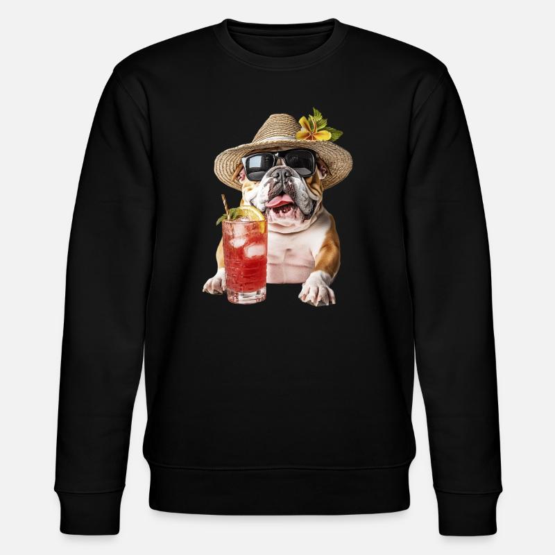 Bulldogge - Stanley/Stella Unisex Bio-Sweatshirt CHANGER  - Schwarz