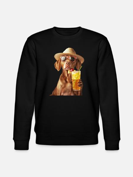 Vizsla - Stanley/Stella Unisex Bio-Sweatshirt CHANGER  - Schwarz