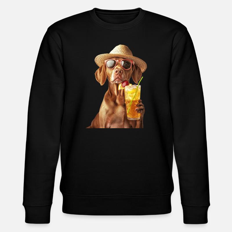 Vizsla - Stanley/Stella Unisex Bio-Sweatshirt CHANGER  - Schwarz