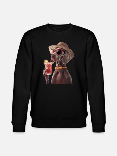 Weimaraner - Stanley/Stella Unisex Bio-Sweatshirt CHANGER  - Schwarz