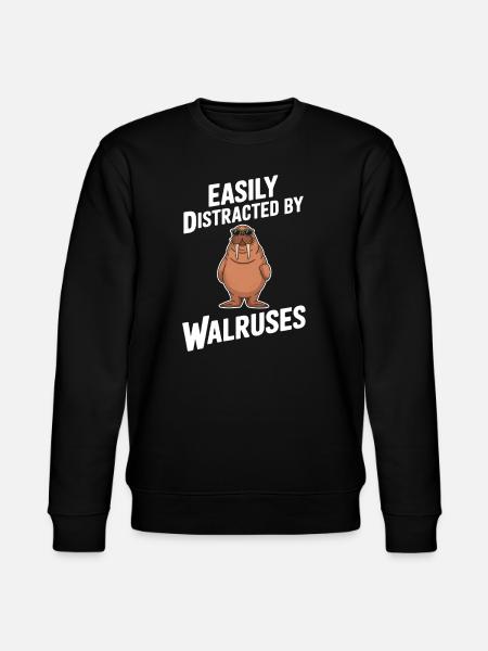 Walross - Stanley/Stella Unisex Bio-Sweatshirt CHANGER - Schwarz