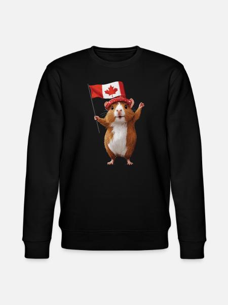 Meerschweinchen - Stanley/Stella Unisex Bio-Sweatshirt CHANGER  - Schwarz