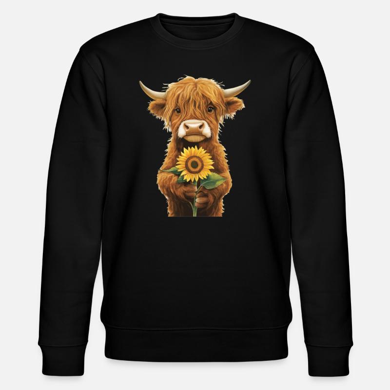 Eule - Stanley/Stella Unisex Bio-Sweatshirt CHANGER  - Schwarz