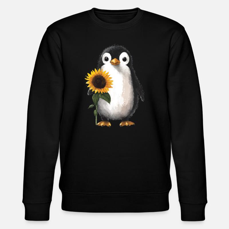 Tiger - Stanley/Stella Unisex Bio-Sweatshirt CHANGER  - Schwarz