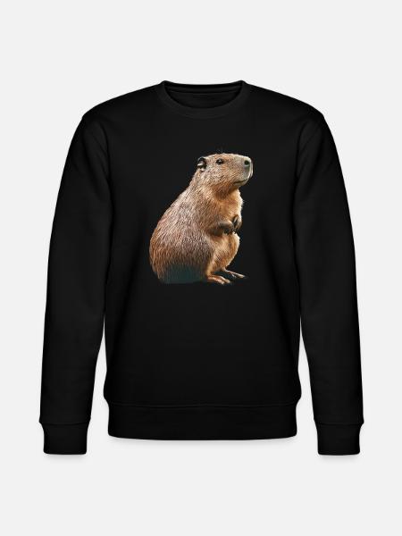 Wasserschwein - Stanley/Stella Unisex Bio-Sweatshirt CHANGER - Schwarz