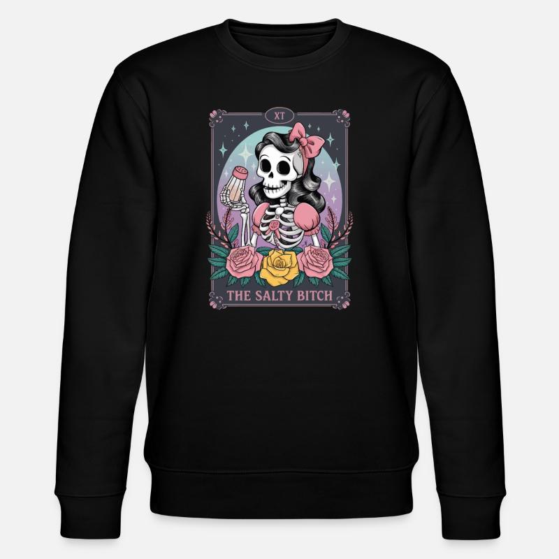 Tarotkarte - Stanley/Stella Unisex Bio-Sweatshirt CHANGER  - Schwarz