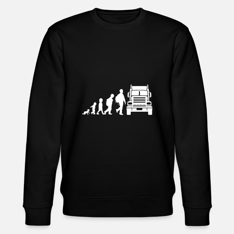 Trucker Evolution - Stanley/Stella CHANGER Unisex Organic Sweatshirt - black