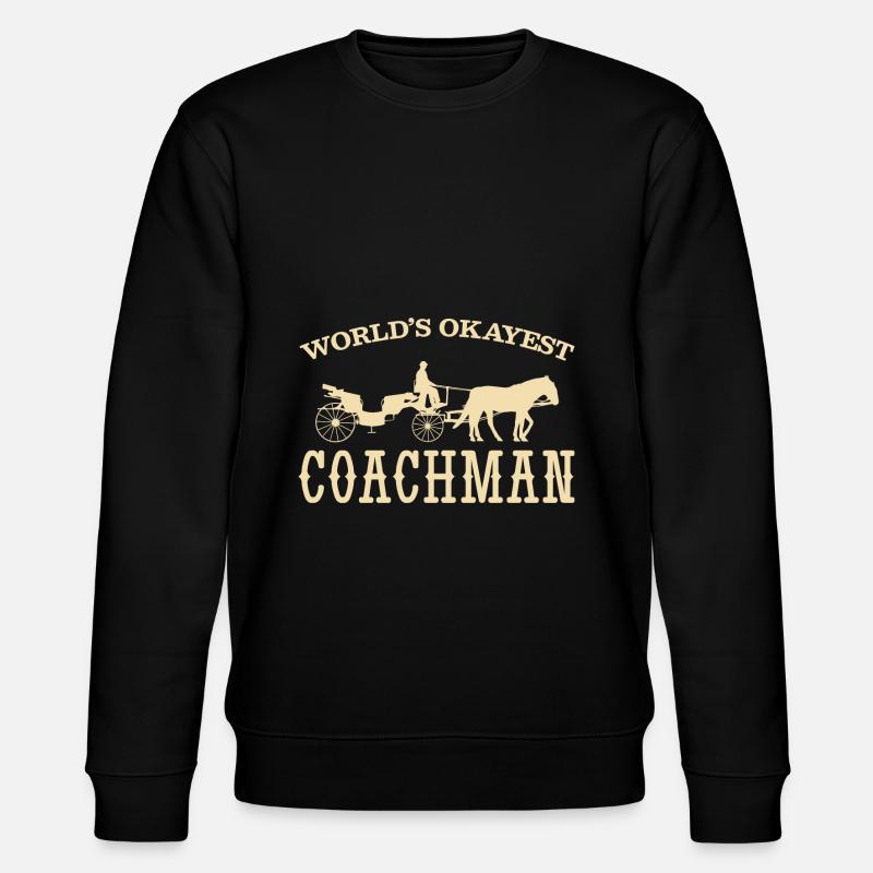 Cocher cocher cheval - Sweat bio CHANGER Stanley/Stella Unisexe - noir