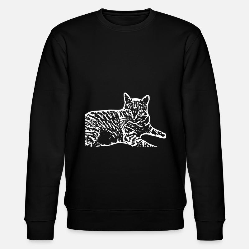 Chat Blanc Blanc Chats - Sweat bio CHANGER Stanley/Stella Unisexe - noir
