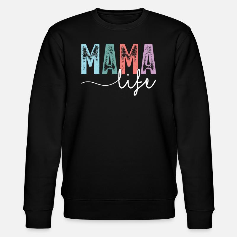 Vie de maman - Sweat bio CHANGER Stanley/Stella Unisexe - noir