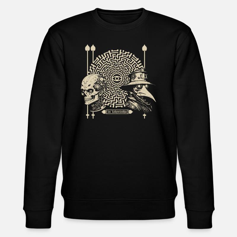 in labyrintho - Stanley/Stella Unisex Bio-Sweatshirt CHANGER  - Schwarz