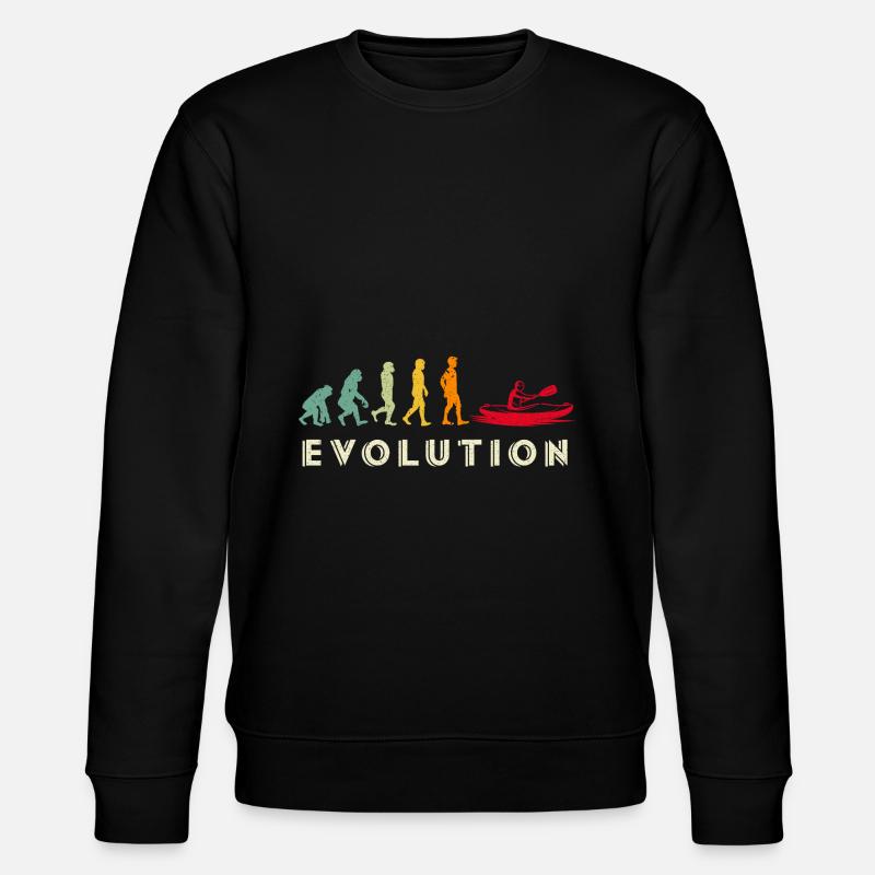 Kajak Evolution - Stanley/Stella Unisex Bio-Sweatshirt CHANGER  - Schwarz