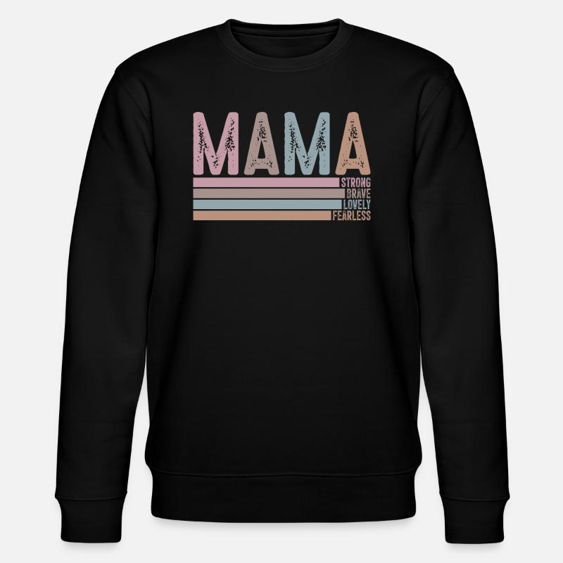 Mama - Stanley/Stella Unisex Bio-Sweatshirt CHANGER  - Schwarz