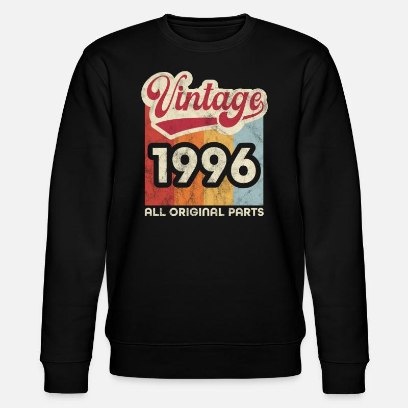Millésime 1996 - Sweat bio CHANGER Stanley/Stella Unisexe - noir