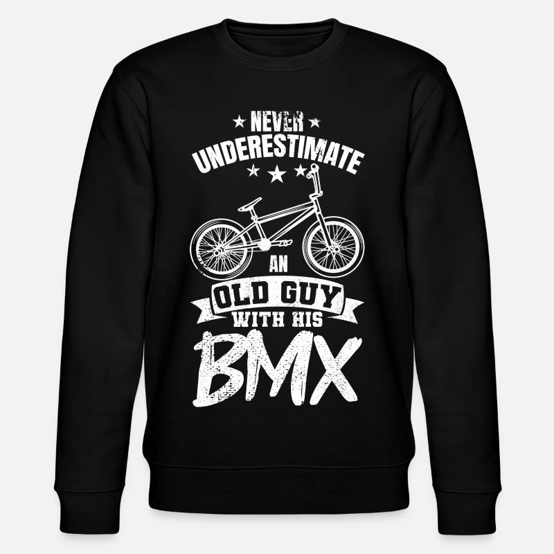 BMX Opa - Stanley/Stella Unisex Bio-Sweatshirt CHANGER  - Schwarz