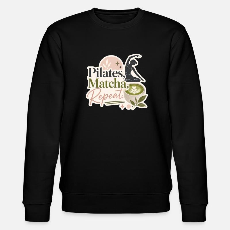 Pilates - Matcha - Répéter - Sweat bio CHANGER Stanley/Stella Unisexe - noir