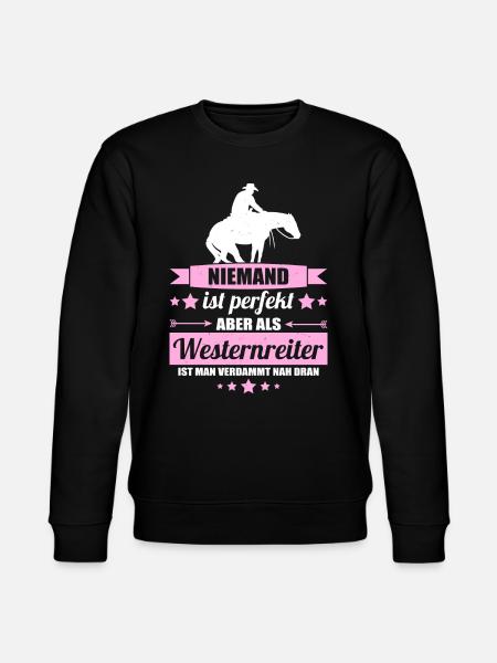 Westernreiter - Stanley/Stella Unisex Bio-Sweatshirt CHANGER - Schwarz