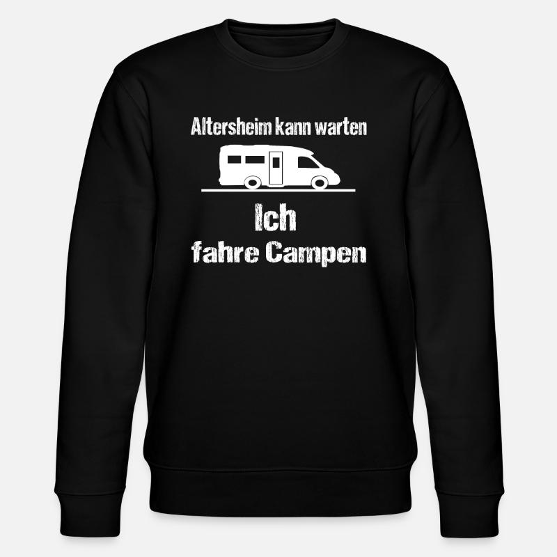 Camping - Stanley/Stella Unisex Bio-Sweatshirt CHANGER  - Schwarz