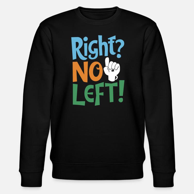Linkshänder Lefty Left-hander Leftie Buddy - Stanley/Stella CHANGER Unisex Organic Sweatshirt - black