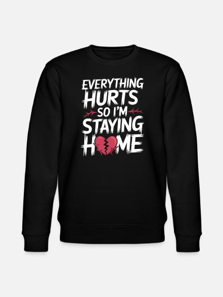 Introversion Alternative style Emotional - Stanley/Stella CHANGER Unisex Organic Sweatshirt - black