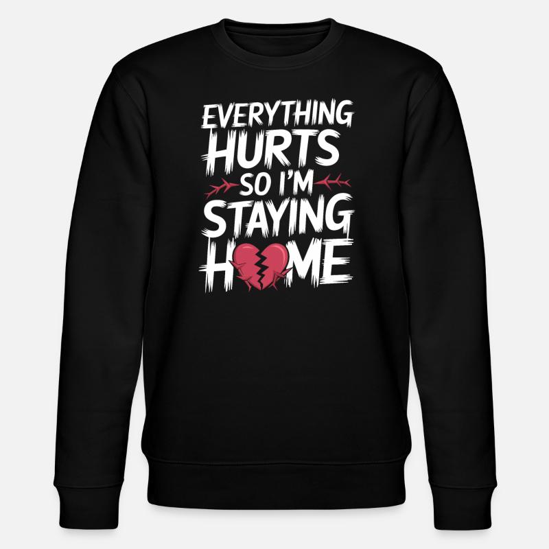 Introversion Alternative style Emotional - Stanley/Stella CHANGER Unisex Organic Sweatshirt - black