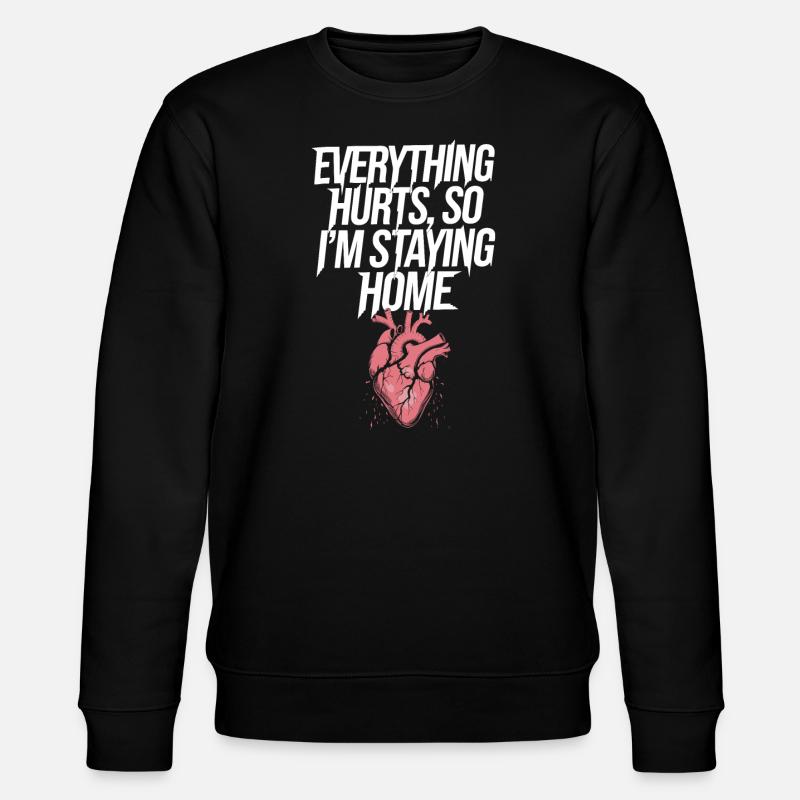 Introversion Alternative style Emotional - Stanley/Stella CHANGER Unisex Organic Sweatshirt - black
