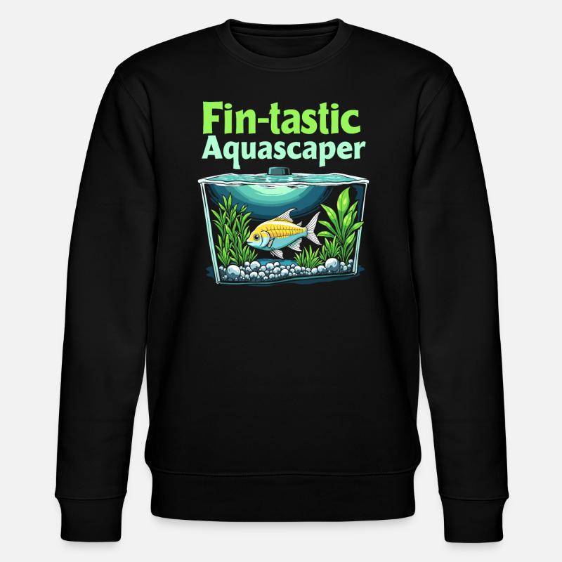 Passionné d’aquascaping Jardinage sous-marin - Sweat bio CHANGER Stanley/Stella Unisexe - noir