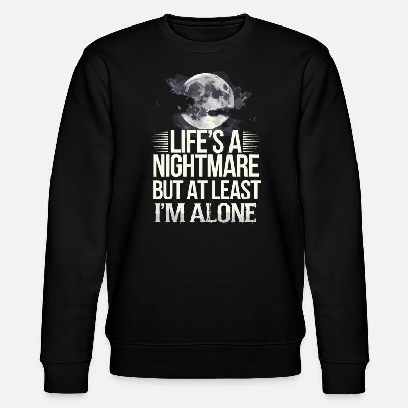 Introversion Alternative Style Emotional - Stanley/Stella CHANGER Unisex Organic Sweatshirt - black