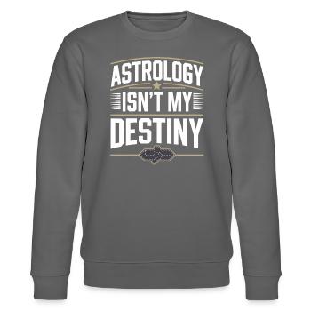 Astrologie-skeptiker: Kritisches Denken - Stanley/Stella Unisex Bio-Sweatshirt CHANGER  - Burgunderrot - Vorne - Nik (191cm) & Marisol (170cm)