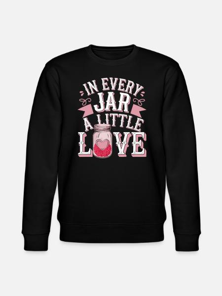 Preserving homemade food - Stanley/Stella CHANGER Unisex Organic Sweatshirt - black
