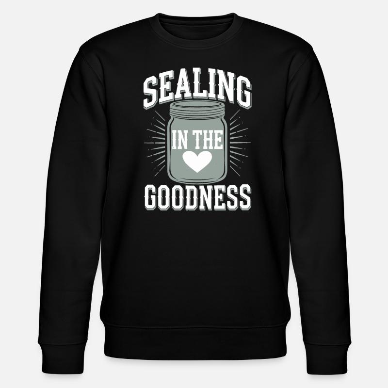 Conservation des aliments faits maison - Sweat bio CHANGER Stanley/Stella Unisexe - noir