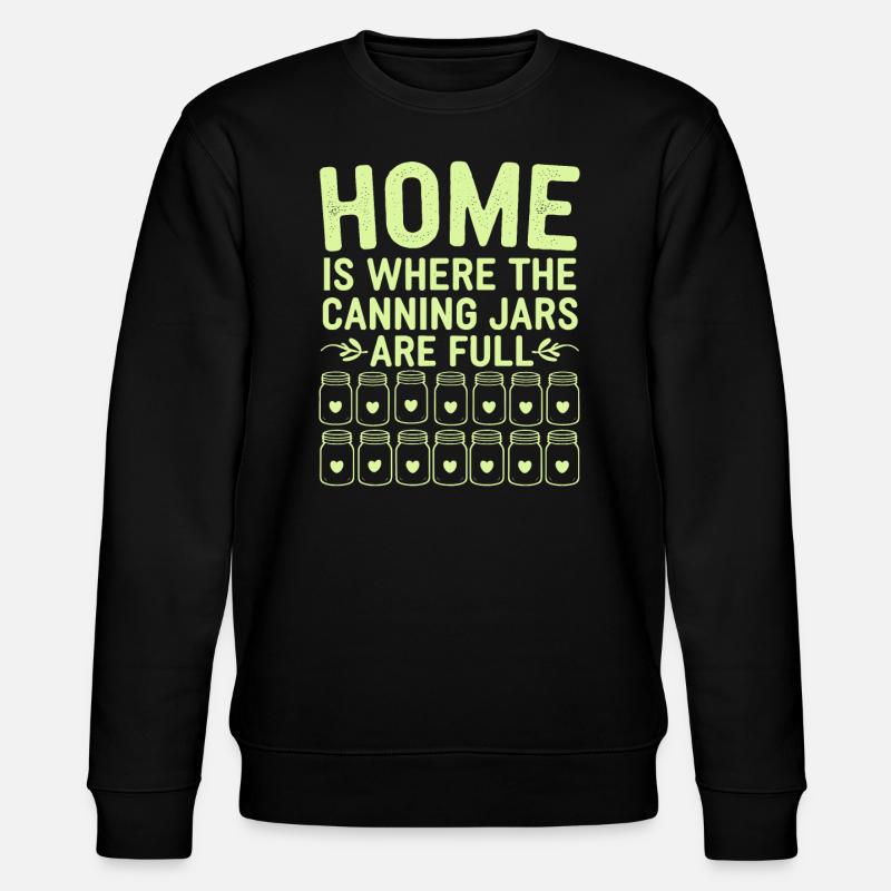 Conservation des aliments faits maison - Sweat bio CHANGER Stanley/Stella Unisexe - noir