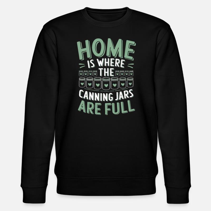 Conservation des aliments faits maison - Sweat bio CHANGER Stanley/Stella Unisexe - noir