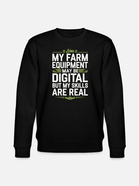 Farming Simulator Virtual Farming Game Fan Farm - Stanley/Stella CHANGER Unisex Organic Sweatshirt - black