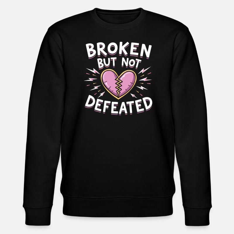 separation empowerment, self-love, new beginnings - Stanley/Stella CHANGER Unisex Organic Sweatshirt - black
