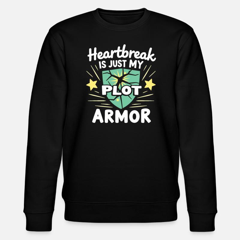 separation empowerment, self-love, new beginnings - Stanley/Stella CHANGER Unisex Organic Sweatshirt - black