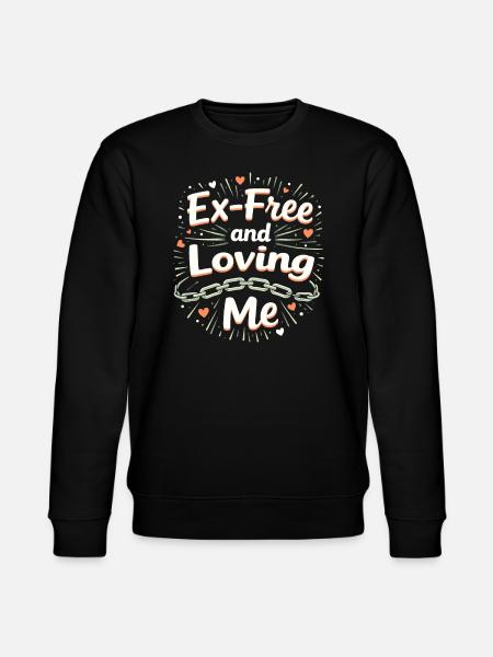 Separation empowerment, self-love, new beginnings - Stanley/Stella CHANGER Unisex Organic Sweatshirt - black