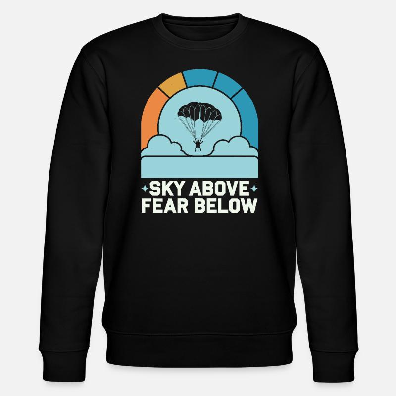 Parachutisme Débutants Aventure Nerfs - Sweat bio CHANGER Stanley/Stella Unisexe - noir