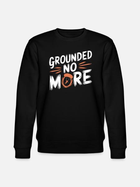 Skydiving Beginners Adventure Nerves - Stanley/Stella CHANGER Unisex Organic Sweatshirt - black