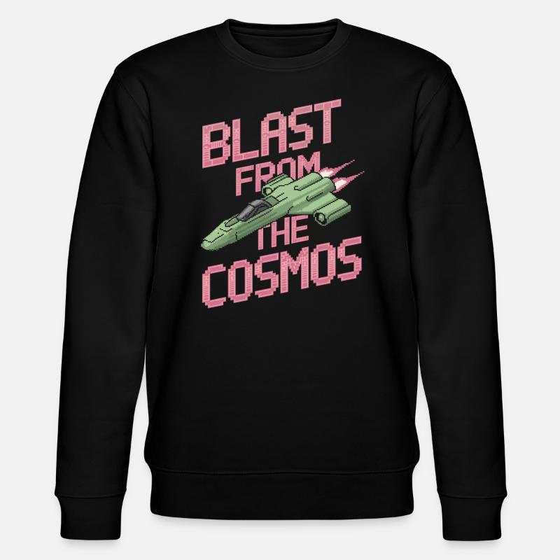 Space-themed players Cosmic Gaming Sci-fi - Stanley/Stella CHANGER Unisex Organic Sweatshirt - black